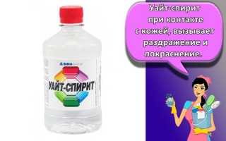 Как избавиться от запаха уайт спирита на одежде?