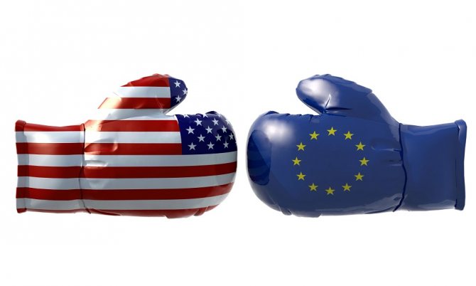 фото Евросоюз VS США