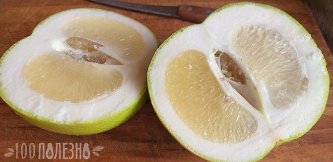 грейпфрут свити в разрезе