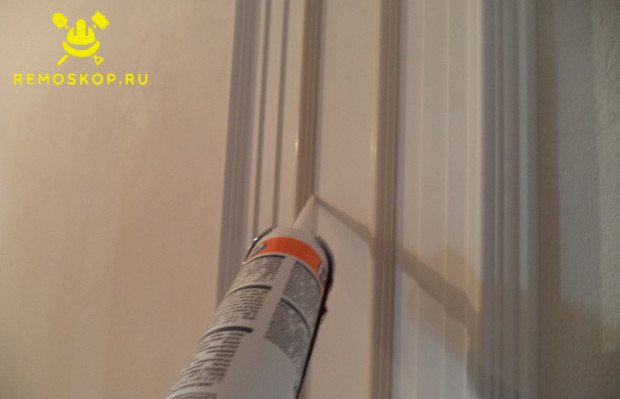 Промазываем акрилом детали Промазываем акрилом детали