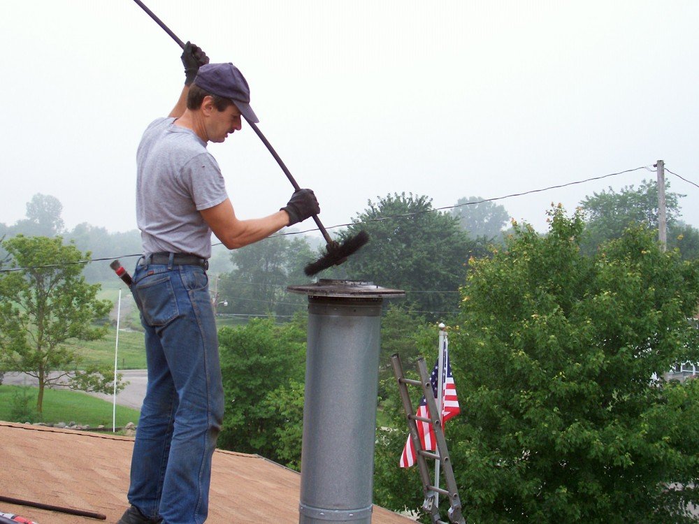 Чистка дымохода Прочистка дымохода