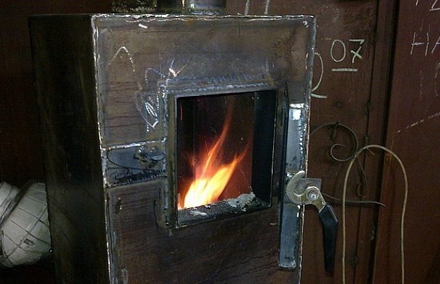 Фото самодельного отопительного котла с верхним горением Фото самодельного отопительного котла с верхним горением