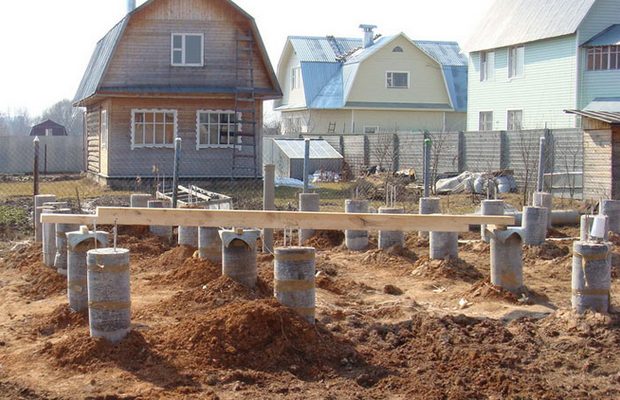 Столбчатые основания из труб – достоинства и разновидности Столбчатые основания из труб – достоинства и разновидности
