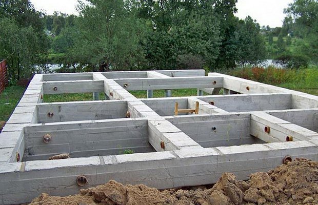 Виды оснований для жилых построек из пеноблоков – тонкости выбора Виды оснований для жилых построек из пеноблоков – тонкости выбора