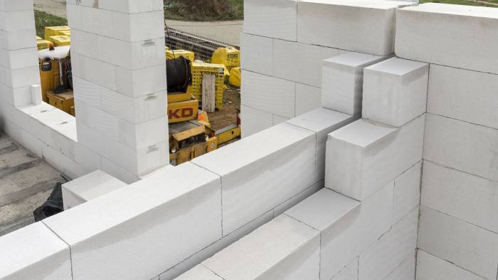 Стены из газосиликатных блоков