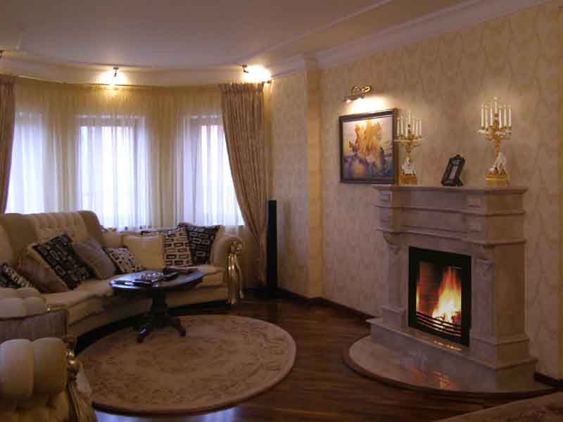 Фото электрокамина в интерьере гостиной, comfortclub.ru Как выбрать электрокамин для квартиры из множества моделей