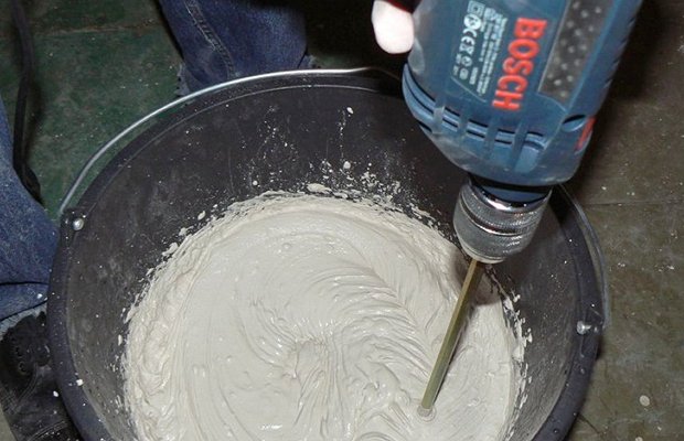 Приготовление шпатлевочного раствора Приготовление шпатлевочного раствора