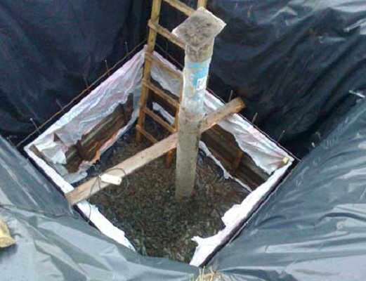 Опалубка для бетонного кессона
