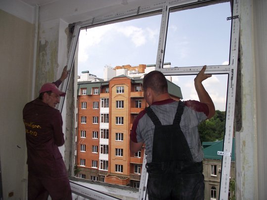 Фото установки окон из металлопластика, plastikom.pl.ua Фото установки окон из металлопластика, plastikom.pl.ua
