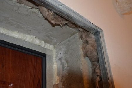 Фото металлических профилей для гипсокартона на откосах входной двери, vakyla.su Фото металлических профилей для гипсокартона на откосах входной двери, vakyla.su