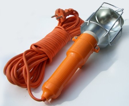 На фото - переносная лампа, cable-breaker.ru На фото - переносная лампа, cable-breaker.ru