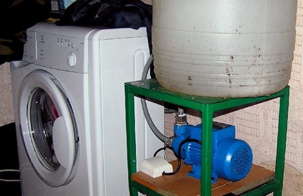 Подключение стиралки в доме без водопровода