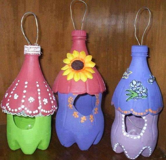 Скворечник из пластиковой бутылки