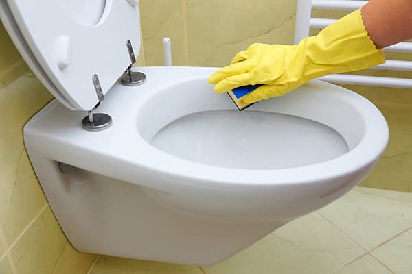 Мытьё унитаза