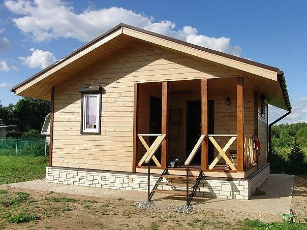 На фото - каркасный дом 6х6, saw-wood.ru На фото - каркасный дом 6х6, saw-wood.ru