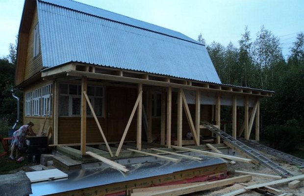 Как сделать пол и стенки террасы? Как сделать пол и стенки террасы?