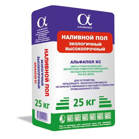 На фото - сухая смесь промышленного наливного пола, alfapol.ru На фото - сухая смесь промышленного наливного пола, alfapol.ru