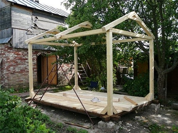 Фото строительства беседки для дачи своими руками, svoyabesedka.ru Как построить быстро простую беседку – основные рекомендации