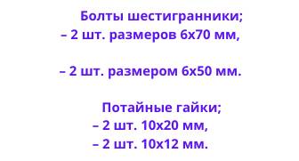 Болты и гайки