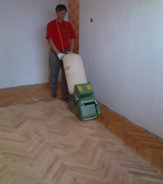 Фото циклевки паркета, wood-parquet.ru Что делать, если износился паркет?