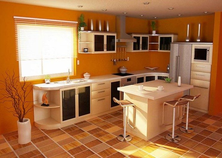 Фото плитки на полу кухни, build-experts.ru Для чего нужна укладка теплого пола под плитку?