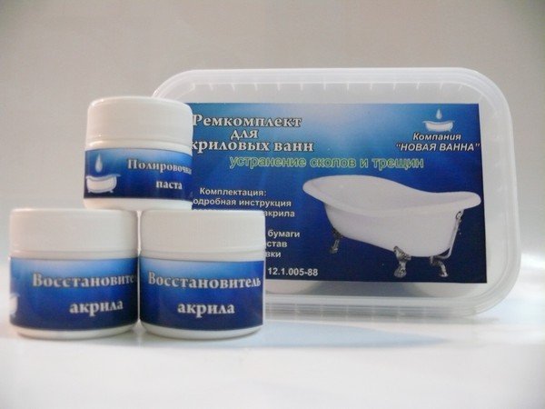 Фото про то, как проходит реставрация скола ванны, akril.ukrvanna.com/