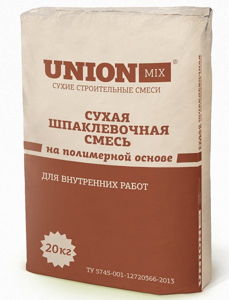 На фото - финишная шпаклевочная смесь, union-mix.ru Виды шпаклевок для внутренних работ – определяем задачу